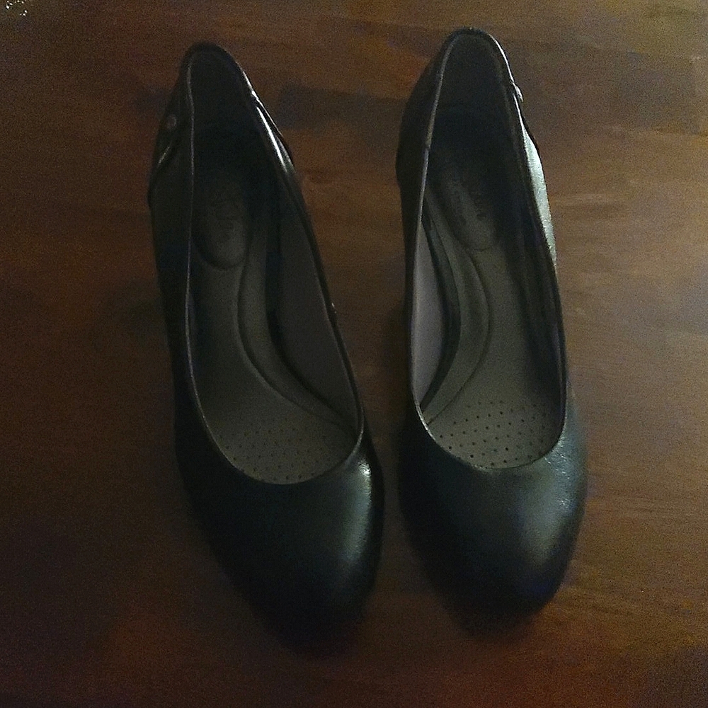 Life Stride Soft System BLACK Comfort Parigi Heels Women's Size 7.5